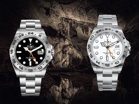 rolex explorer and explorer ii|rolex explorer ii size chart.